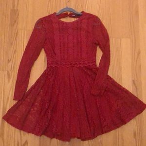 BEAUTIFUL Red Lace cocktail dress